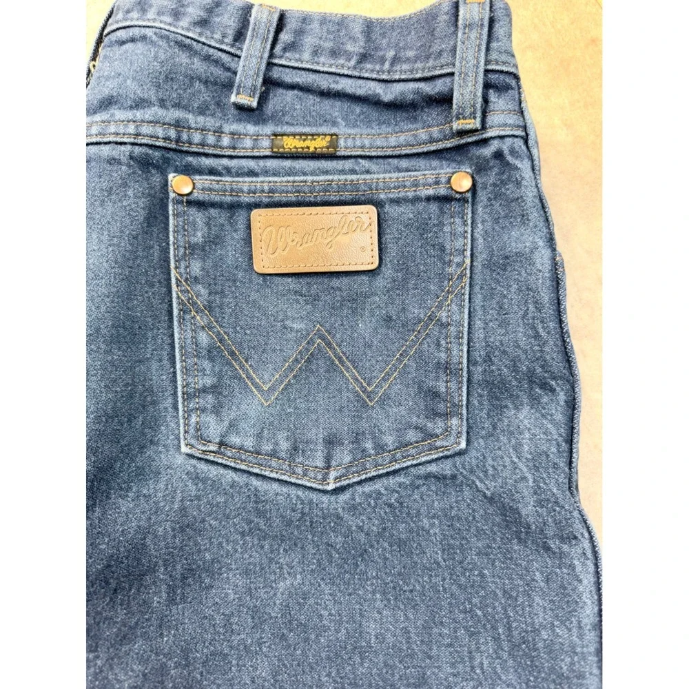 Wrangler Jeans Mens 35x34‎ Blue Cowboy Cut Original Fit Rigid Denim